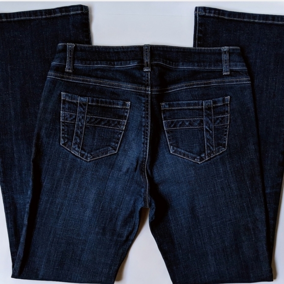 CAbi Dark Wash Denim Boot Cut Jeans 4 - Picture 3 of 7